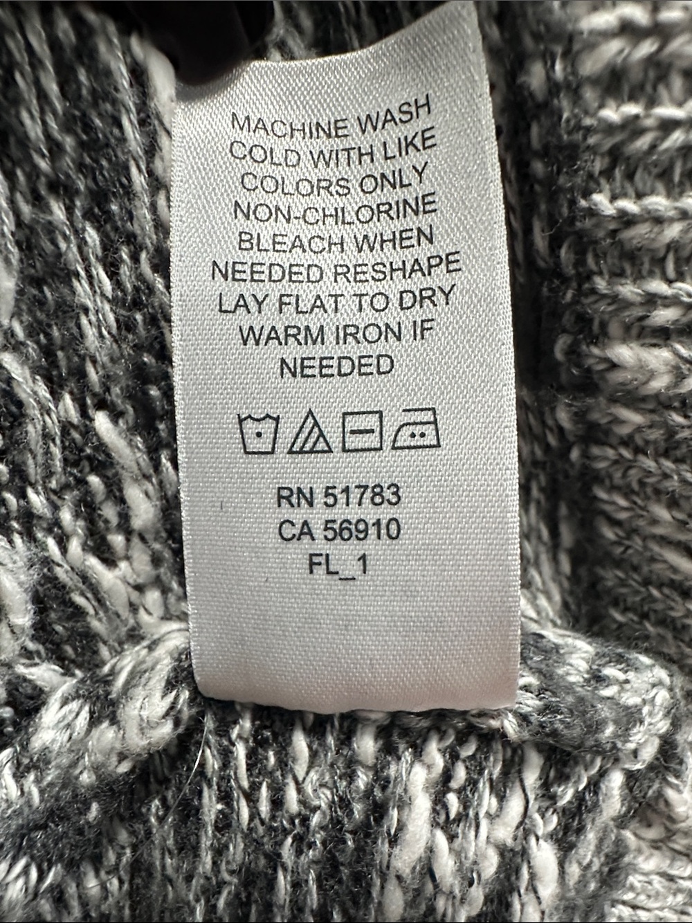 Women's Hooded Knit Sweater - Gray - Size Large - Picture 11 of 11
